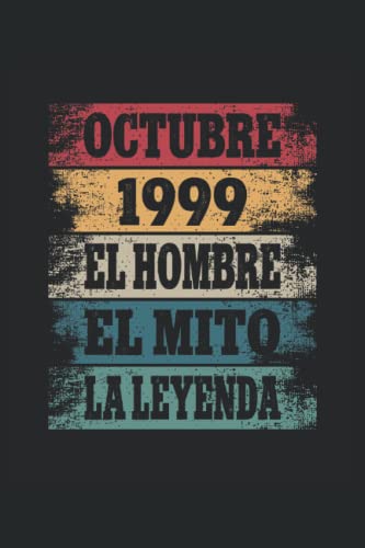 Octubre 1999 - El Hombre - El Mito - La Leyenda: Regalos Originales para Hombre Papá Abuelo Hermano...