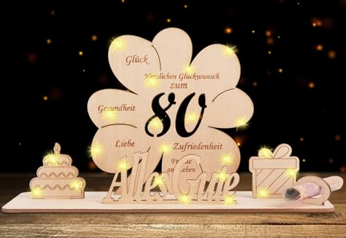 packra Regalo de dinero de cumpleaños, 80 regalos de dinero, cumpleaños, trébol de la suerte,...