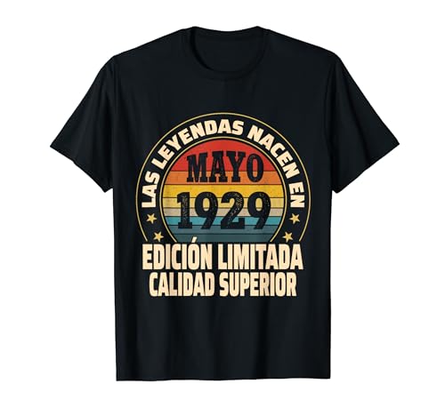 Edición Limitada Mayo 1929 - Cumpleaños 95 Años Camiseta