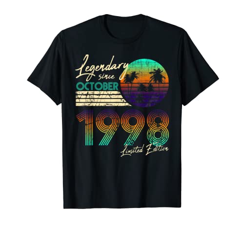 Cumpleaños legendario desde octubre de 1998. Camiseta