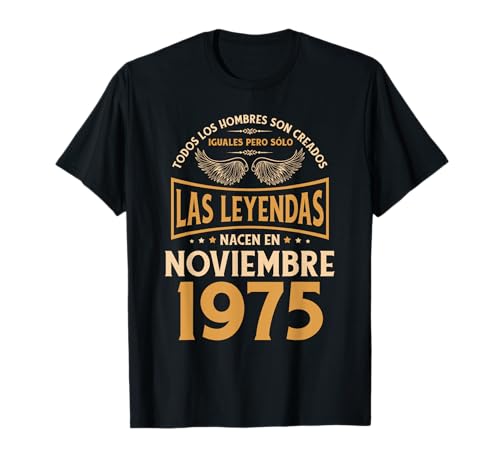 Ofertas y reviews regalos cumpleaños Camiseta Personalizada noviembre 1975