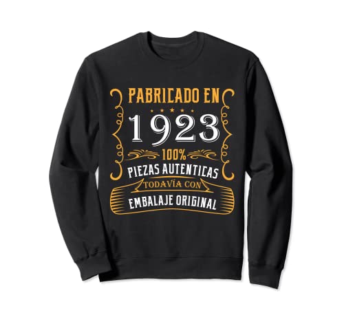 Fabricado 1923 Años Cumpleaños Hombre Mujer Nacen En 1923 Sudadera