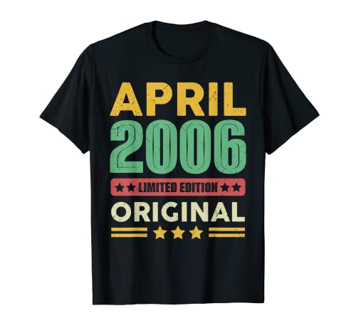 Fiesta de cumpleaños 16 vintage de abril de 2006 Camiseta