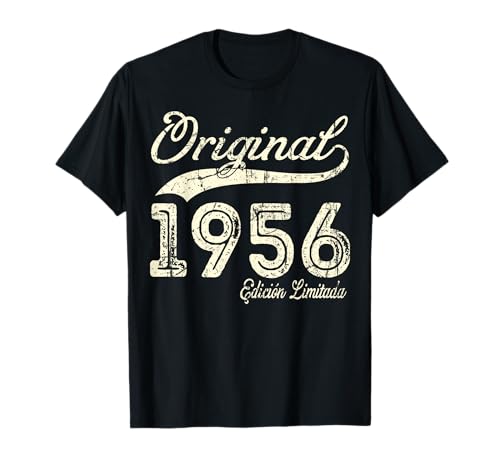 Original 1956 69 Años Cumpleaños Hombre Fabricado En 1956 Camiseta