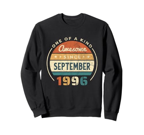 Impresionante Since Septiembre 1996 Vintage Cumpleaños Sudadera