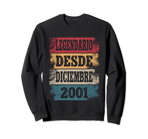 Legendario Desde Diciembre 2001 - Cumpleaños 23 Años Sudadera