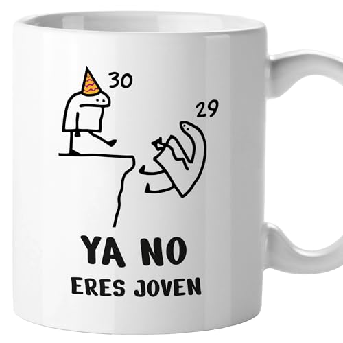 El Kraken Taza cumpleaños Ya no eres joven, Tazas originales, divertida, graciosa, humor, hombre,...