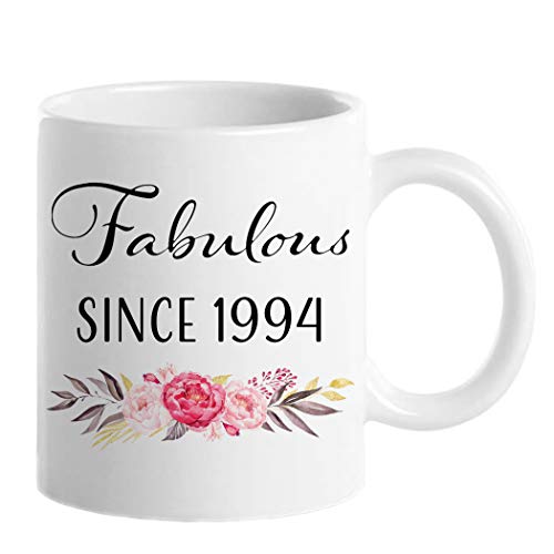 Regalos de 27 cumpleaños para mujeres, divertida taza de café de regalo de 27 años, 1994 tazas de...