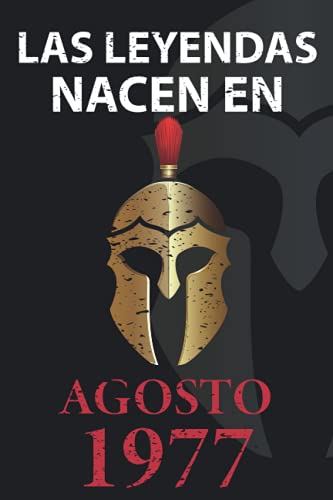 Las leyendas nacen en Agosto 1977: Regalo de cumpleaños perfecto para hombre y mujer de 44 años I...