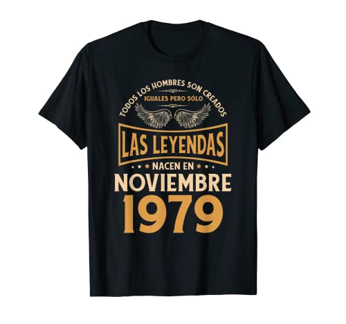 Cumpleaños Hombre Regalos Las Leyendas Noviembre 1979 Camiseta