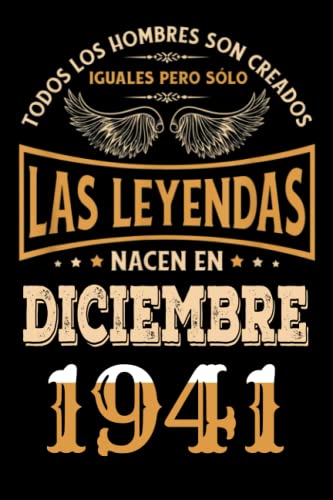 Regalo de 81 Cumpleaños Para Hombre : Las Leyendas Nacen en diciembre 1941: Regalos de Cumpleaños...