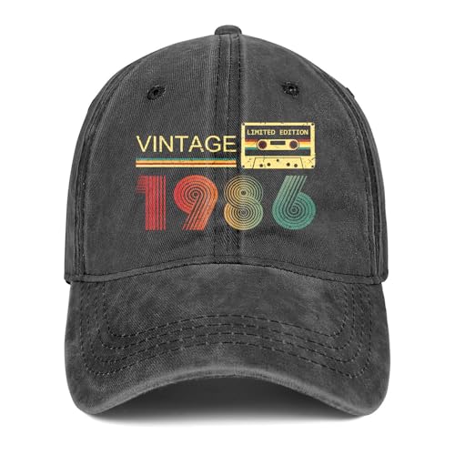 Regalos de 40 cumpleaños para Mujeres y Hombres, Sombreros Vintage de 1984, Gorra de béisbol de...