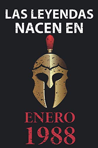 Las leyendas nacen en enero 1988: Regalo de cumpleaños perfecto para hombre y mujer de 33 años I...