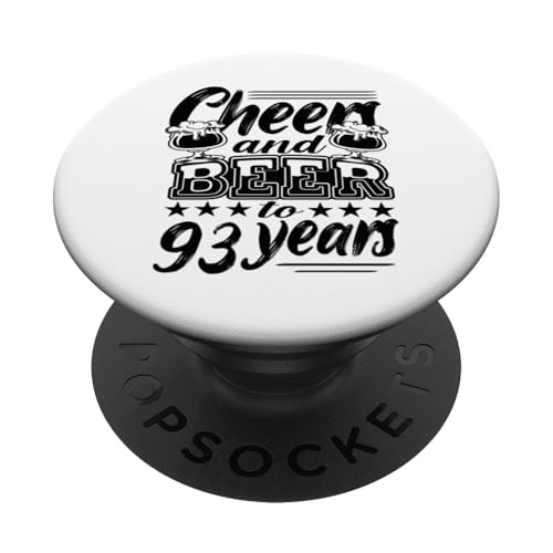 93 Cumpleaños 93 Cumpleaños Marido 93 Cumpleaños Papá PopSockets PopGrip Adhesivo