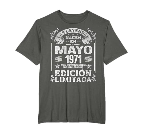 Las Leyendas nacen en Mayo de 1971 - 54 Años Cumpleaños Camiseta
