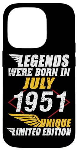 Carcasa para iPhone 14 Pro Cumpleaños Julio 1951 Edición Limitada Regalo Legend July