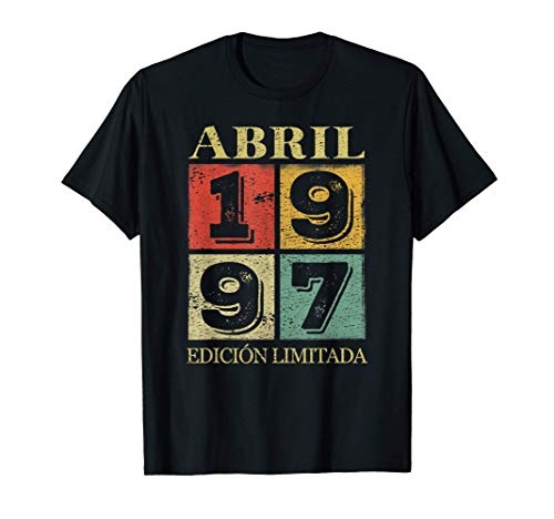 24 Años Cumpleaños Leyendas nacen en Abril De 1997 Regalo Camiseta