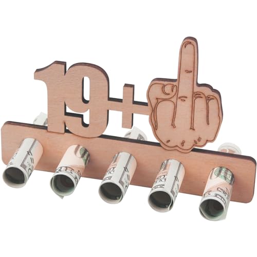 20 Aniversario Regalos de Cumpleaños de Madera,Madera de Regalo de Dinero,Libro de Visitas Original...