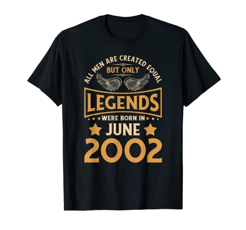 Las leyendas de cumpleaños nacieron en junio de 2002. Camiseta