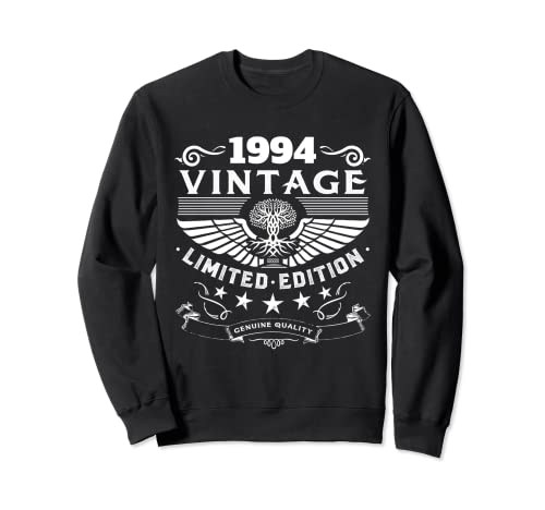 Camiseta vintage 1994 para mujer, edición limitada, cumpleaños 1994 Sudadera