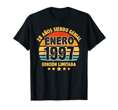 Enero 1997 28 Años Hombre Cumpleaños Regalo Enero 1997 Camiseta