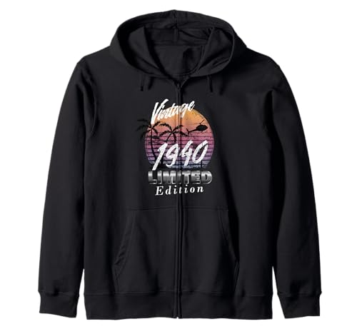 Edición Limitada 1940 Cumpleaños 1940 Nacido en 1940 Sudadera con Capucha