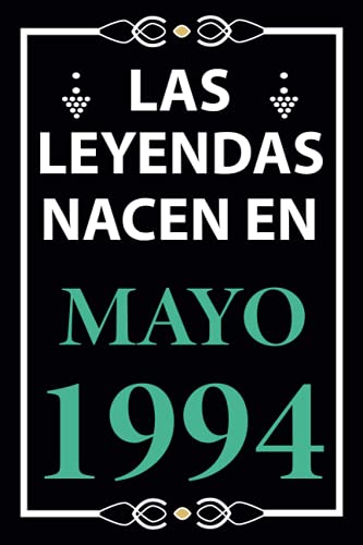 Las leyendas nacen en Mayo 1994: Regalo de cumpleaños perfecto para hombre y mujer de 27 años I...