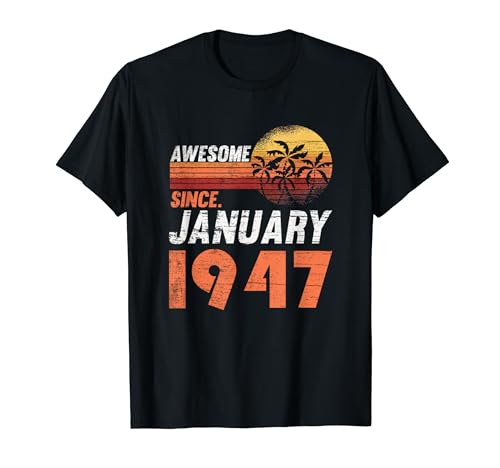 Cumpleaños de enero 1947 Camiseta