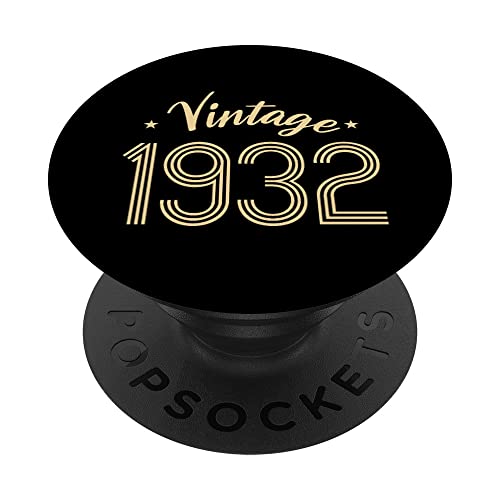 90 cumpleaños de 1932 PopSockets PopGrip Intercambiable