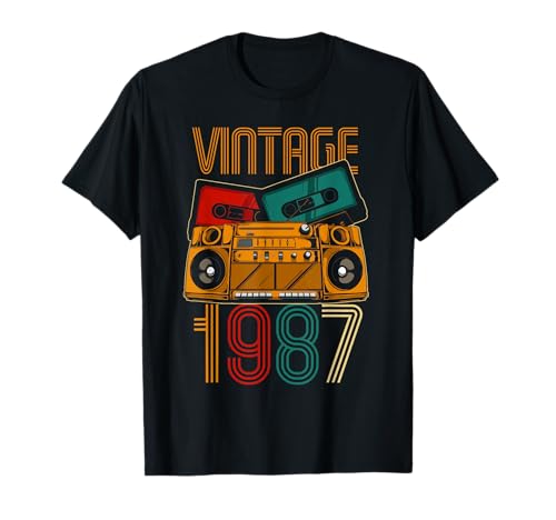 35 aniversario de regalo de cumpleaños - Vintage 1987 Camiseta