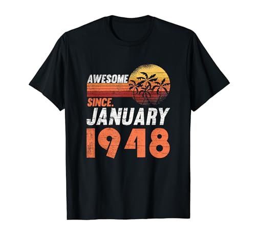 Cumpleaños de enero 1948 Camiseta
