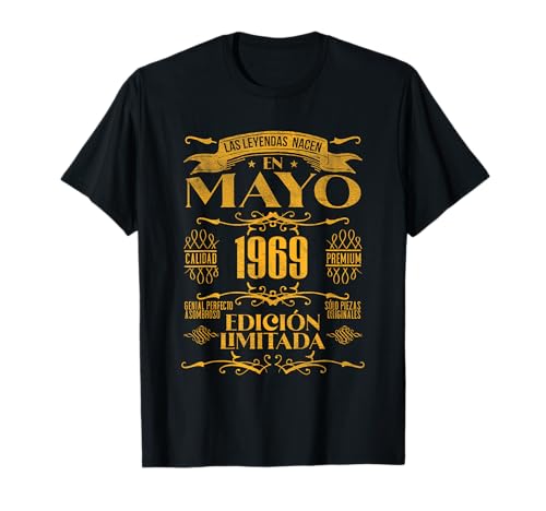 Las Leyendas nacen en Mayo de 1969 - 55 Años Cumpleaños Camiseta