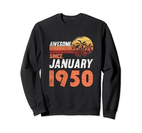 Cumpleaños de enero 1950 Sudadera