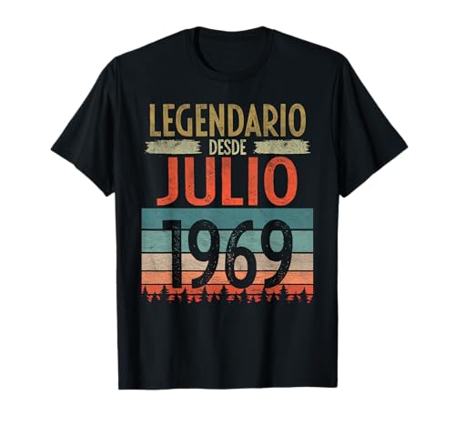 Julio 1969 Vintage - 56 Años Regalo Cumpleaños Hombre Camiseta