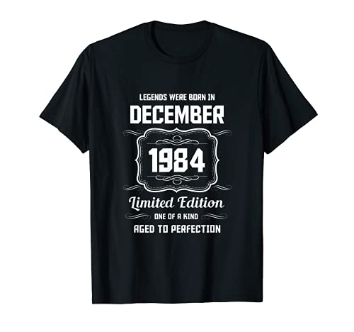 Feliz Cumpleaños Diciembre 1984 Camiseta