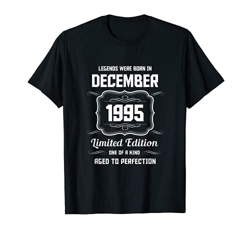 Feliz Cumpleaños Diciembre 1995 Camiseta