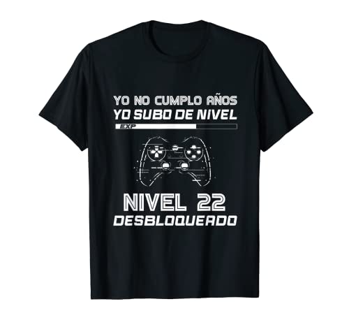 22 Cumpleaños Regalo Años Divertido Decoración Gamer 2000 Camiseta