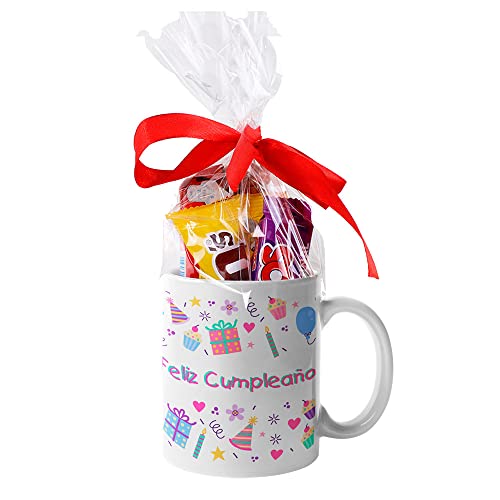 Tazas Feliz Cumpleaños con Chocolate, elige diseño, Regalos Originales, regalos cumpleaños...