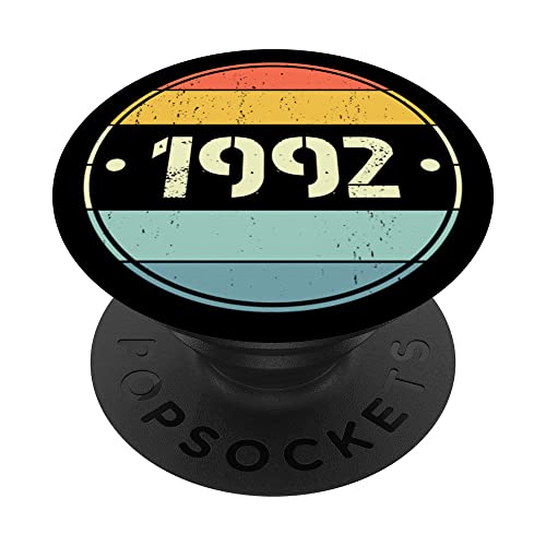 1992 edición limitada 1992 cumpleaños Popsocket para hombres y mujeres PopSockets PopGrip...