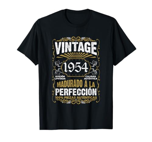 71 Cumpleaños 71 Años Hombre Mujer Vintage 1954 Regalo Camiseta