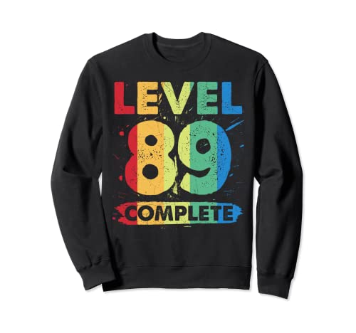 Level 89 Complete 89 años cumpleaños Sudadera