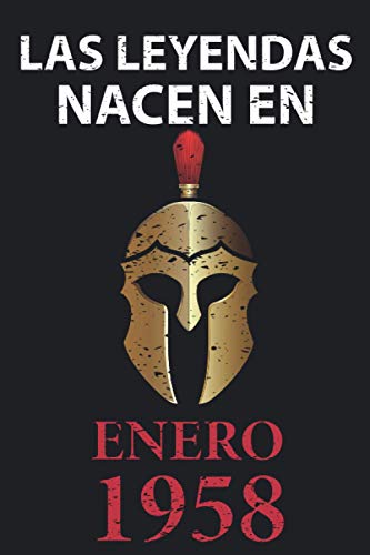 Las leyendas nacen en enero 1958: Regalo de cumpleaños perfecto para hombre y mujer de 63 años I...