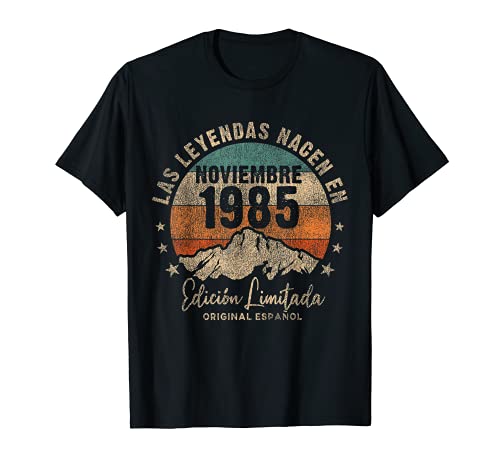 Las Leyendas nacen en Noviembre de 1985 36 Años Cumpleaños Camiseta