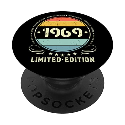 1969 Edición limitada 1969 cumpleaños Popsocket para mujeres y hombres PopSockets PopGrip...