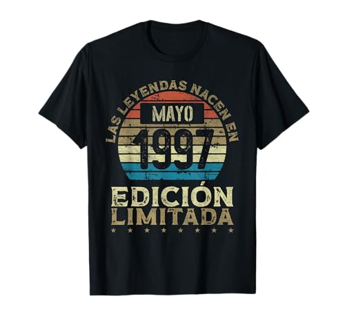 Las Leyendas nacen en Mayo de 1997 - 28 Años Cumpleaños Camiseta