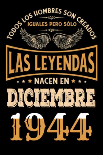 Regalo de 78 Cumpleaños Para Hombre : Las Leyendas Nacen en diciembre 1944: Regalos de Cumpleaños...