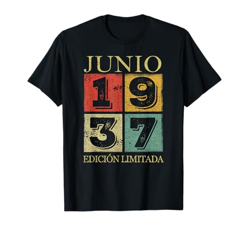 84 Años Cumpleaños Leyendas nacen en Junio De 1937 Regalo Camiseta