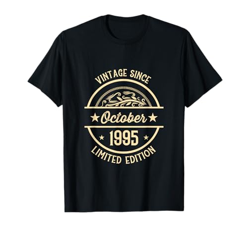 Vintage de cumpleaños desde octubre de 1995 Camiseta