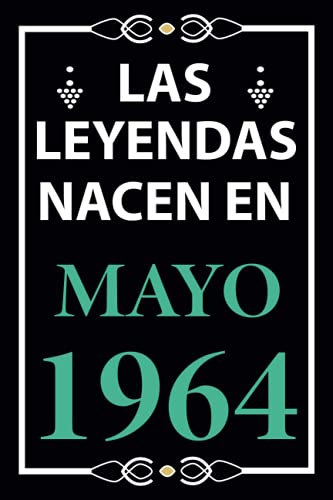 Las leyendas nacen en Mayo 1964: Regalo de cumpleaños perfecto para hombre y mujer de 57 años I...