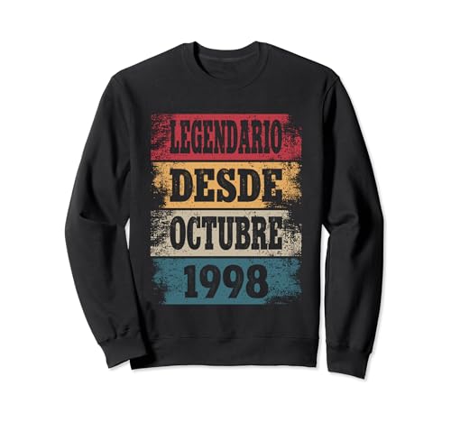 Legendario Desde Octubre 1998 - Cumpleaños 26 Años Sudadera